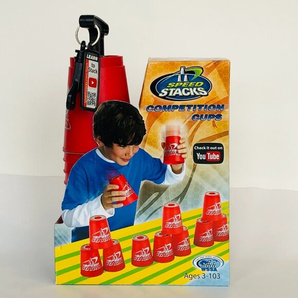 Speed Stacks Competition Cups Authentic Sport Stacking Set -Red Brand New - Picture 6 of 16